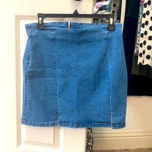 Denim Mini Skirt